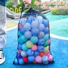 Bolsa de Almacenamiento para Juguetes de Niños Bolsa para Guardar Bloques de Baño Tarjetas Bolsa de Dios Cierre de Cordón Pelotas Oceánicas Bolsa de Malla Grande Bolsa de Playa