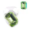 Suministros para Arte de Uñas Pegatinas de Joyería 6x8 mm Rectangulares Octagonales Diamantes de Cristal de Colores Estereoscópicos Diamantes de Cristal de Punta Inferior