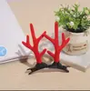 Ciervo de Navidad Cuerno Pinza para el Cabello Diadema Nuevo Cuerno Flocado Tocado Bola de Pelo Hongo de Navidad Pinza para el Cabello Evento Navideño Regalo