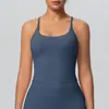 Nuevo Sujetador de Yoga con Espalda Cruzada, Top Deportivo Ajustado de Secado Rápido con Sensación de Nube, Chaleco Casual para Correr y Fitness