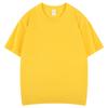 Camiseta de Verano para Hombre de Algodón Puro de 200 g, Cuello Redondo, Manga Corta, Corte Holgado, Camiseta para Hombre con Estampado Personalizado, Combinación Padre-Hijo, En Stock
