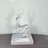 Decoración Navideña Transparente de Acrílico Personalizada Manualidad de Reno Escultura de Animal Tema de Animación Regalo Arte