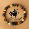 Pulsera de Piedra Natural Ojo de Tigre Piedra Pintada Constelaciones Doce Constelaciones Temu Xiyin Tk Amazon Precio al por Mayor en Stock