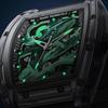 Reloj mecánico automático de barril, nuevo, luminoso, hueco y resistente al agua, de Mark Waffee Mark Fairwhale.