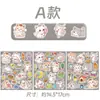 Pegatinas de gato lindo de dibujos animados al por mayor para diario DIY de estudiantes, funda de teléfono, pegatinas decorativas para taza de agua, pegatinas para niños