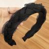 Ventas Directas de Fábrica 2026 Nueva Diadema de Organza de Moda Pinza para el Cabello Antideslizante Diadema Trenzada Elegante Accesorio para el Cabello