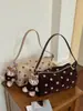 Bolso de Mano con Lunares de Diseño de Nicho Transfronterizo para Mujer Otoño/Invierno 2026 Nuevo Bolso de Hombro Cruzado Elegante de Gama Alta