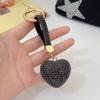 Versión coreana del llavero de explosión de amor con diamantes completos, anillo colgante exquisito para amantes, accesorios para llaveros de coche y bolsas, venta al por mayor