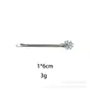 Pasador con Diamante de Circonita, Accesorio de Cabello de Alta Gama, Pinza para Flequillo Lateral, Pasador de Moda para Mujer, Pasador Tachonado con Circonita