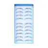 Pegamento para Pestañas Postizas Estilo Princesa de la Luna Principiante Natural Pestañas de Tallo Duro S52 Pestañas Postizas Transfronterizas Completas