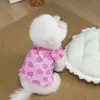 Falda de Gasa Fina de Verano para Mascotas Bichón, Teddy, Yorkshire, Schnauzer Perros Pequeños Venta al por Mayor 26 Faldas de Fresa