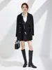 Otoño e Invierno Nueva Lana Doble Cara Lana Ropa Exterior para Mujer Longitud Media Versátil Moda Clásica Cuello de Solapa Ropa Exterior de Lana