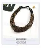Diadema Trenzada de Dos Hilos Hecha a Mano de Comercio Exterior de Venta Caliente Peluca de Fibra de Alta Temperatura Diadema para Peluca