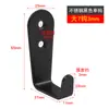 Mini gancho de acero inoxidable de carga sólida para baño, cocina, pared trasera de la puerta, gancho de metal perforado para ropa, gancho para objetos pequeños y bolsas