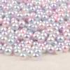 Relleno de Perlas de Imitación Color Mágico No Poroso de 4-10 mm Material de Accesorios Decorativos Pequeños Hechos a Mano para DIY