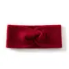 Diadema de Punto de Cachemira de Color Sólido Nueva Otoño/Invierno 2026 para Mujer, para Uso al Aire Libre, Cálida, Aro para el Cabello con Lazo, Cómoda, Versátil