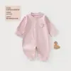 Ropa para bebé para otoño e invierno, suave y cómoda, ajustada, adecuada para usar en interiores, mameluco para gatear, grado A, sin costuras, para usar en exteriores, mameluco de bebé