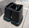 Aleación de aluminio accesorios para escalera de tijera escalera plegable protectores de esquina engrosados antideslizantes resistentes al desgaste almohadillas de cuero cubiertas para pies fundas de goma para escalera