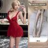 Conjunto de lencería sexy en un estilo puro y seductor, ropa de dormir sexy con cordones y diseño calado para mujer, lencería popular y seductora que no requiere ser retirada