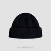 Gorro de lã tricotado fino curto tipo cúpula masculino e feminino outono e inverno chapéu quente para puxar chapéu melão chapéu de marinheiro Yupi