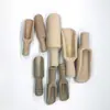 Cuchara de Madera para Sales de Baño Cuchara de Té Pala Pequeña de Madera Cuchara Medidora de Granos de Café Cuchara para Polvos Medicinales Cuchara para Leche en Polvo Cuchara de Té de Madera con Mango Corto de Haya