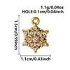 Navidad Estilo Nuevo Acero Inoxidable Colgante Pequeño Horno Vacío Galvanoplastia PVD Oro 18K Accesorios de Joyería Transfronterizo