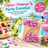 Garfos de bambu descartáveis para frutas, adequados para uso comercial e doméstico, para sobremesas, bolos e decoração criativa; atacado disponível