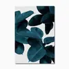 Comercio exterior rosa verde flores hojas estilo nórdico póster pegatinas de pared pósteres abstractos impresiones pintura decorativa para sala de estar núcleo