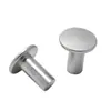 Suministro GB/T 109-86 remache de aluminio sólido de cabeza plana remache de aluminio de cabeza plana remache de aluminio sólido