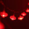 Luces de Cadena de Nudos Chinos LED Linternas Rojas con el Carácter "Fu" Luces de Cadena para el Año del Conejo Decoración de Año Nuevo Festival de Primavera Festival de las Linternas Luces Intermitentes