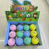 Mini Baloncesto de Goma 6cm Juguetes Hueco Sin Inflar Venta al por Mayor Equipo de Entrenamiento Pelota para Niños Soporte para Pelota Marco para Pelota Pelota Educativa