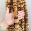 Imitación conejo rex leopardo lana ropa bolsa zapatos boca encaje decoración diy accesorios lana artificial fábrica mayorista