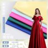 Satén de boda 100D * 300D vestido de noche para mujer tela para traje poliéster tela de satén liso