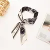 Lenços de Seda Longos Embalados Individualmente para Venda por Atacado, Tiaras, Elásticos de Cabelo, Fitas, Alças de Lembrança, Acessórios de Cabelo, Pacotes de Cabelo Simples e de Alto Padrão