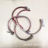Abrazadera rápida para conducto de aire de acero inoxidable abrazadera de tubo con reborde galvanizado abrazadera rápida de presión manual abrazadera de tubo sellada abrazadera de barril