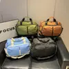Bolsa de Viaje de Gran Capacidad, Bolso de Mano Expandible Multicapa, Bolsa de Equipaje de Viaje, Bolsa Deportiva y de Fitness Multifuncional con Ruedas
