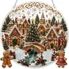 Arte de Perlas y Diamantes Navideño Transfronterizo Kit de Materiales para Pintura de Perlas y Diamantes Navideños DIY F