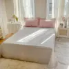 Sábana de cama auténtica 13376 de algodón puro, sábana de cama de ancho amplio 100% algodón, sábana de cama estampada de color liso, sábana de cama de algodón puro de alta calidad hecha a medida