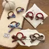 Estilo Coreano Nuevo Estilo Universitario Patrón Lazo para el Cabello Otoño e Invierno Retro Alta Elasticidad Cuerda para Cola de Caballo Cuerda para el Cabello Accesorios para la Cabeza
