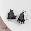 Concierto de Navidad Nota Musical Retro Instrumento Colgante de Nicho Colección Creativo DIY Hecho a Mano Colgante para Collar Pulsera