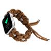 Adequado para Apple Apple Watch 1/2/3/4/5/6 Paracord Nut Stretch Pulseira iWatch Pulseira de Tecido Trançado