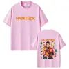 Tamanho Europeu TransfronteiriçoCamiseta Kpop Caçador de Demônios Rumi Mira Zoey Camiseta Gráfica para Homens e Mulheres Natal