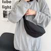 Bolso pequeño informal de estilo coreano, artístico, de color sólido, para chica, estudiante, estilo Harajuku japonés, sencillo, tipo bola de masa, bandolera para mujer
