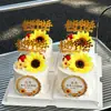 2026 Feliz Día del Maestro Decoración para Pastel Acrílico Topper Girasol Excelente Maestro Inserto