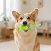 Pelota de Tenis de Goma TPR Flotante, Resistente a Mordidas, Limpia Dientes, que Hace Sonido para Mascotas, Forma de Botella de Vino, para Perros Grandes y Pequeños, Venta al por Mayor