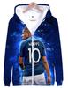 Fábrica de Ropa Hui Quercus Primavera 2020 Nuevo Sudadera Casual con Capucha y Cremallera 3D
