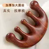 Pente Massageador Plástico Multifuncional, Pente de Meridianos do Couro Cabeludo, Pente de Cinco Dentes, Massagem na Cabeça, Terapia Capilar, Pente de Madeira para Cabeleireiro, Atacado do Fabricante