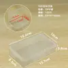 Caja de Plástico PP Rectangular Papelería Herramienta Caja de Almacenamiento Transparente Organizador de Piezas de Teléfono Móvil Caja de PP Transparente