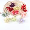 Nueva Simulación de Rocío Cabeza de Flor de Lirio de Tres Puntas DIY Pared de Flores para Boda Arreglo Floral Material Floral Decorativo Exportación Venta Caliente