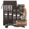 Set Completo de Cuidado de Barba para Hombres Transfronterizo de 5 Piezas Peine para Barba Peine de Doble Cara Perfumado con Rodillo Líquido para Crecimiento de Barba